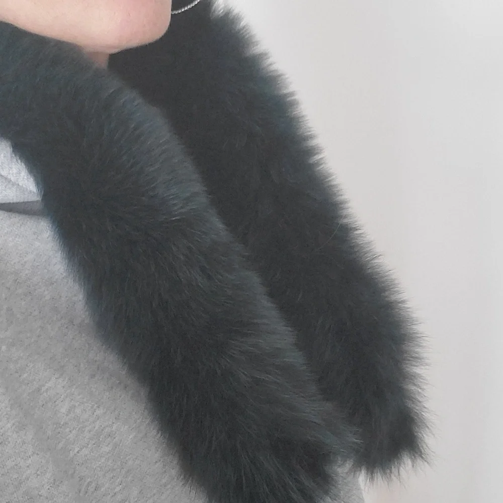 Real Fox Fur Scarf Collar - Picture 6 of 11